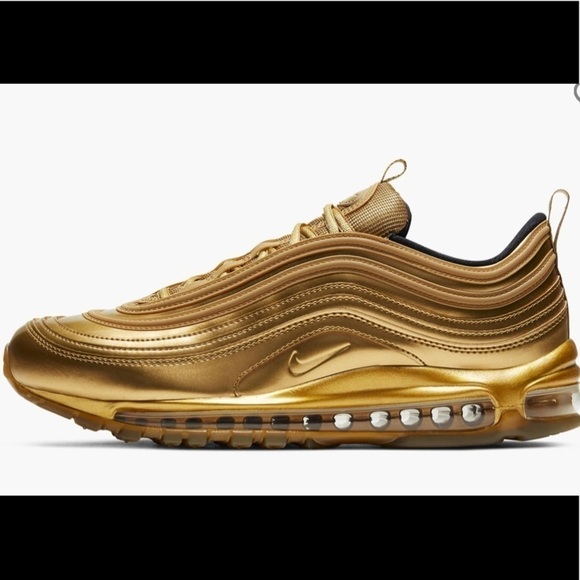 The Nike Air Max 97 “Gold Medal” Size 9 Men with Box - Picture 2 of 6